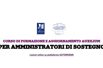 Immagine articolo: Corso di Formazione e Aggiornamento Auxilium per Amministratori di Sostegno