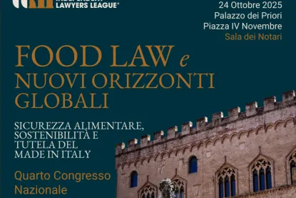 Immagine articolo: Food Law e nuovi orizzonti globali: sicurezza alimentare, sostenibilità e tutela del Made in Italy