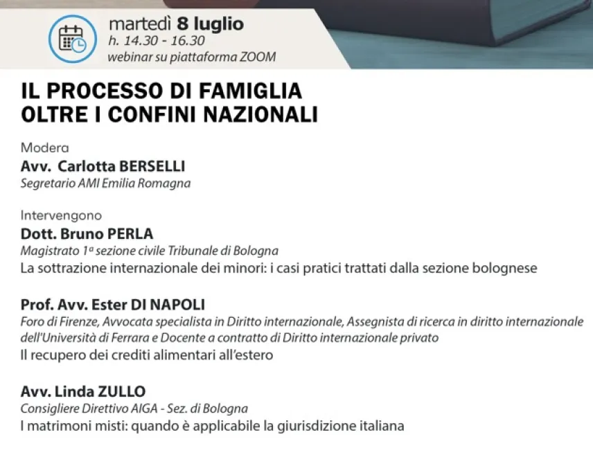 Immagine articolo: Il processo di famiglia oltre i confini nazionali