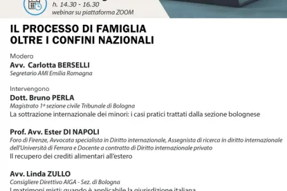 Immagine articolo: Il processo di famiglia oltre i confini nazionali